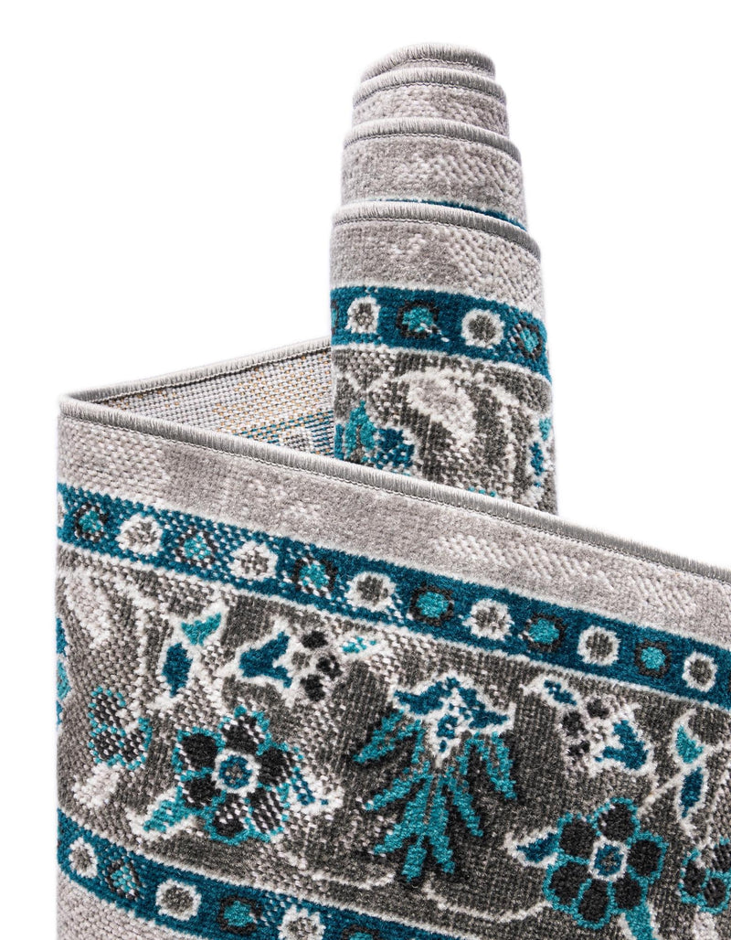 Geneva Terrace Collection Area Rug - Yverdon Rectangle Gray lifestyle 46