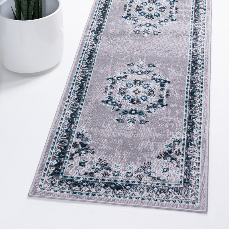 Geneva Terrace Collection Area Rug - Yverdon Runner Gray lifestyle 70