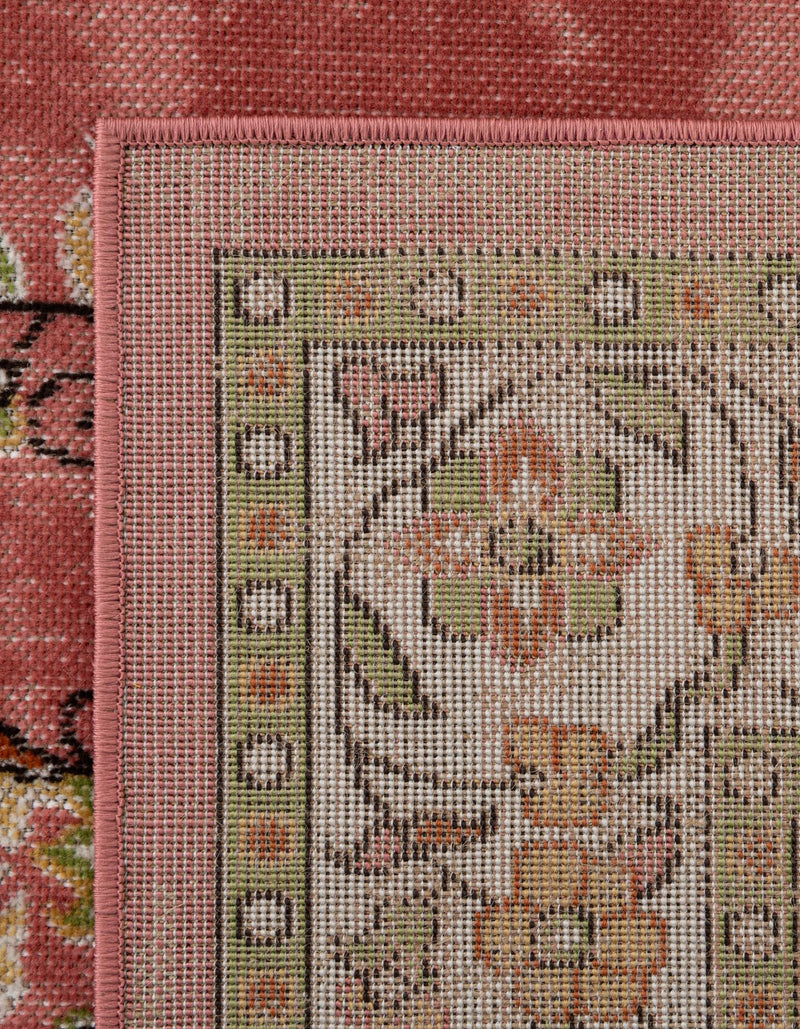 Geneva Terrace Collection Area Rug - Yverdon Rectangle Rose lifestyle 17