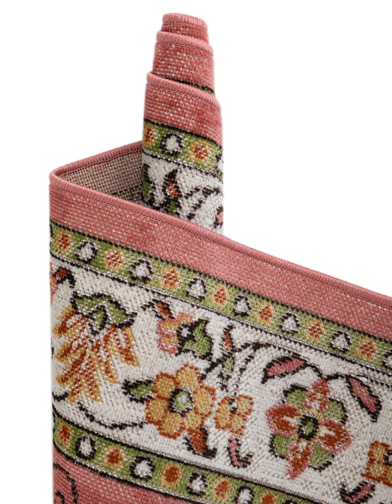 Geneva Terrace Collection Area Rug - Yverdon Rectangle Rose lifestyle 19