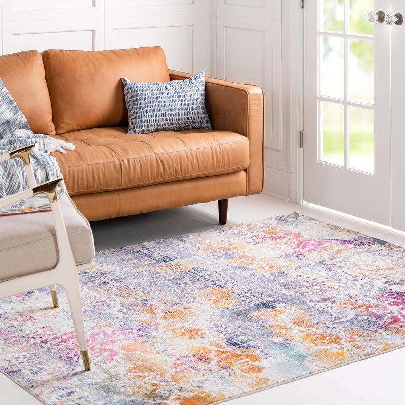 Santa Monica Sands Collection Area Rug - Pacific Rectangle Multi lifestyle 3