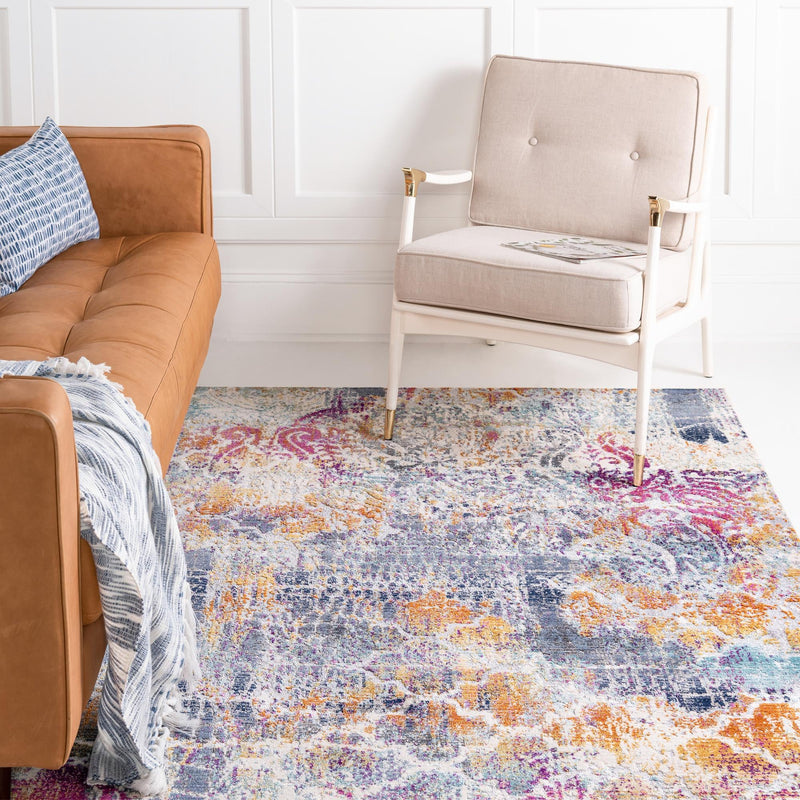Santa Monica Sands Collection Area Rug - Pacific Rectangle Multi lifestyle 5