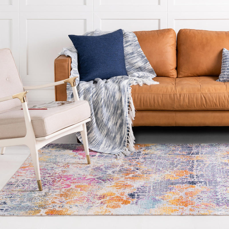 Santa Monica Sands Collection Area Rug - Pacific Rectangle Multi lifestyle 7