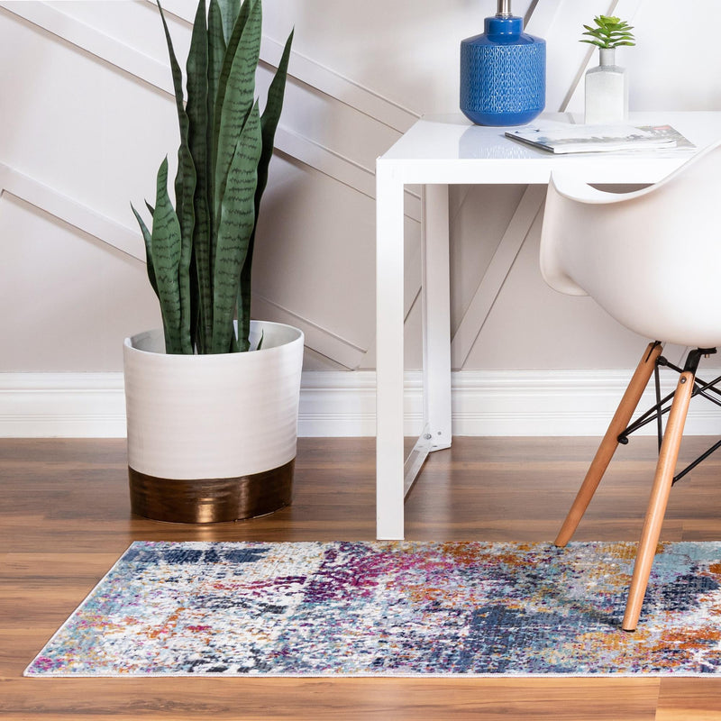 Santa Monica Sands Collection Area Rug - Pacific Runner Multi lifestyle 33