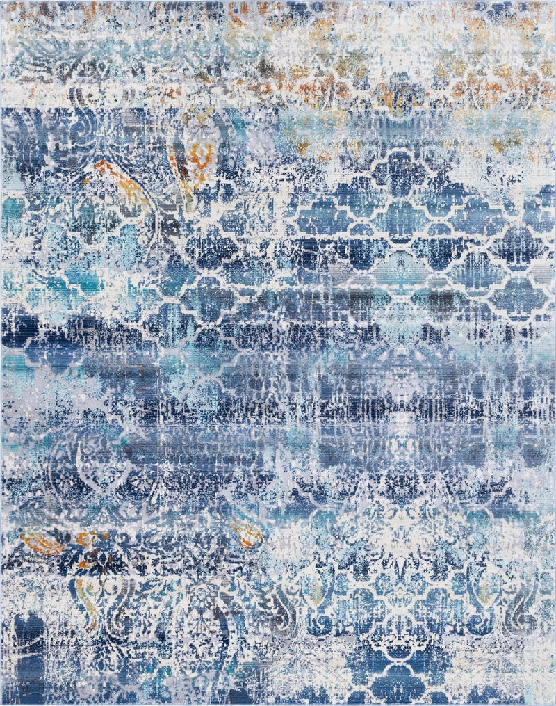 Santa Monica Sands Collection Area Rug - Pacific Rectangle Blue lifestyle 4