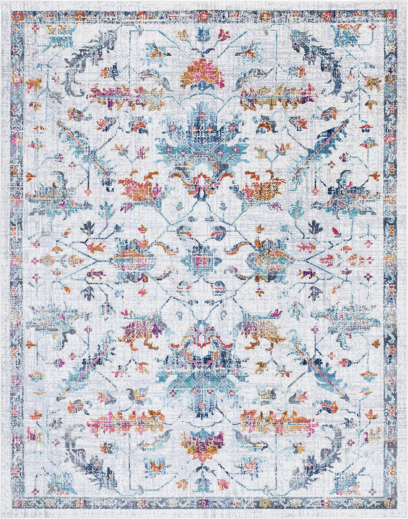 Prague Tapestry Collection Area Rug - Moravia Rectangle Ivory Main