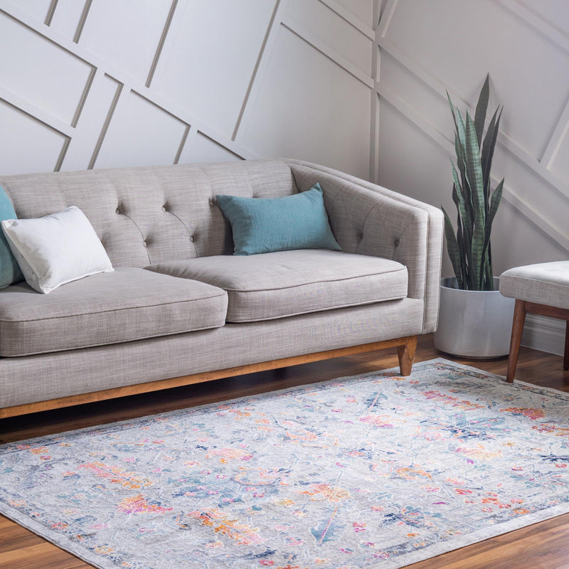 Prague Tapestry Collection Area Rug - Moravia Rectangle Ivory lifestyle 3
