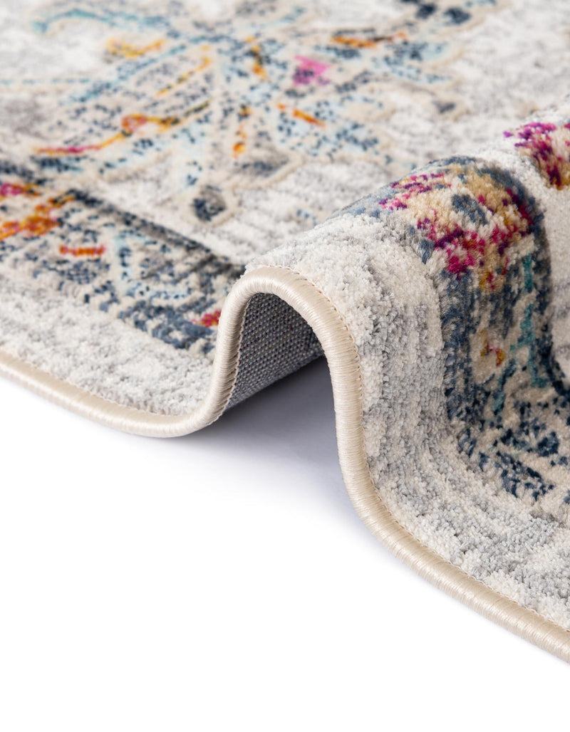 Prague Tapestry Collection Area Rug - Moravia Rectangle Ivory lifestyle 19
