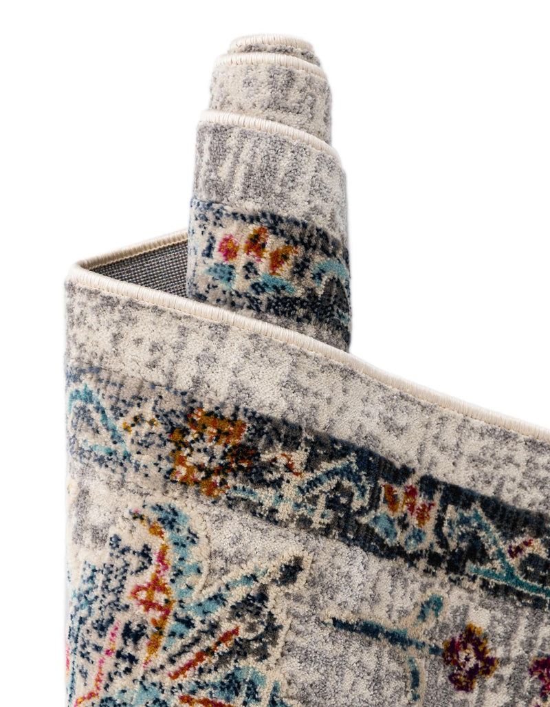 Prague Tapestry Collection Area Rug - Moravia Rectangle Ivory lifestyle 21