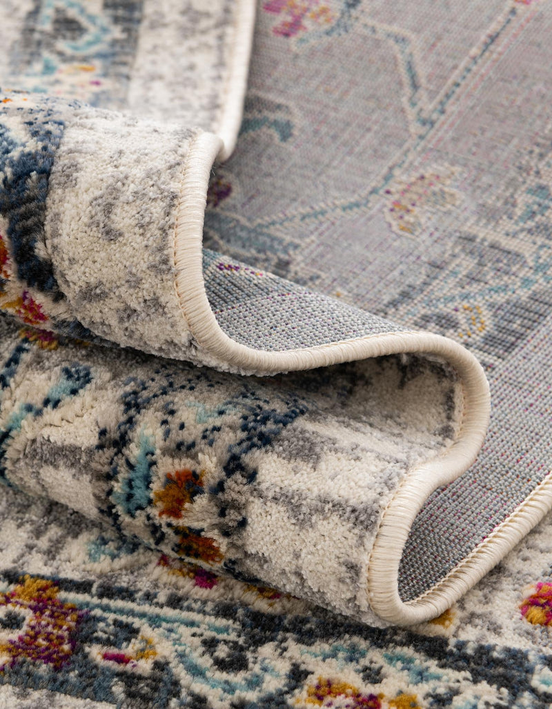 Prague Tapestry Collection Area Rug - Moravia Rectangle Ivory lifestyle 25
