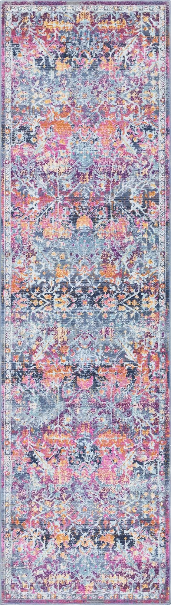 Prague Tapestry Collection Area Rug - Moravia Runner Red lifestyle 34