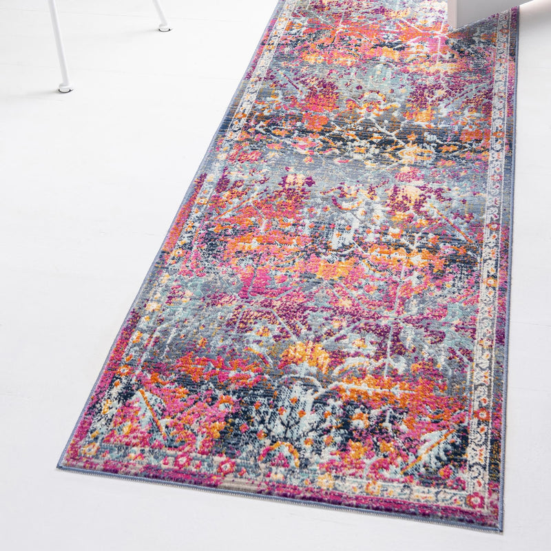 Prague Tapestry Collection Area Rug - Moravia Runner Red lifestyle 38