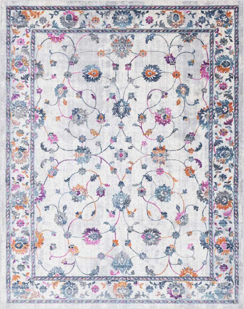 Prague Tapestry Collection Area Rug - Vysehrad Rectangle Ivory Main