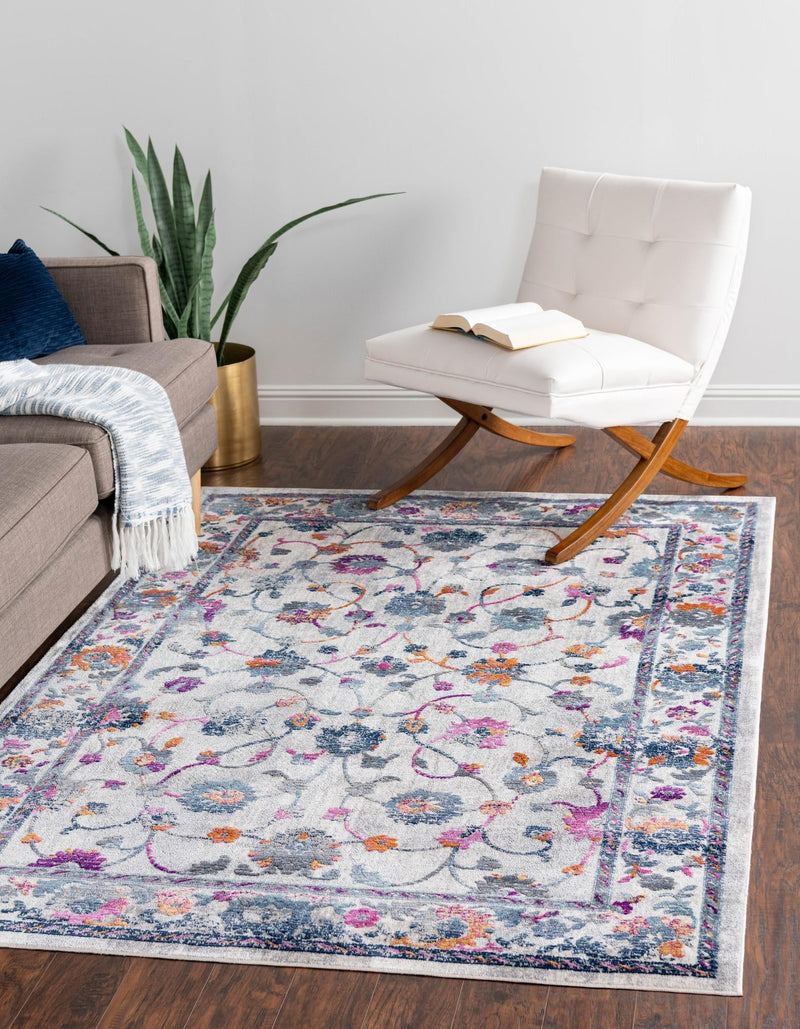 Prague Tapestry Collection Area Rug - Vysehrad Rectangle Ivory lifestyle 3