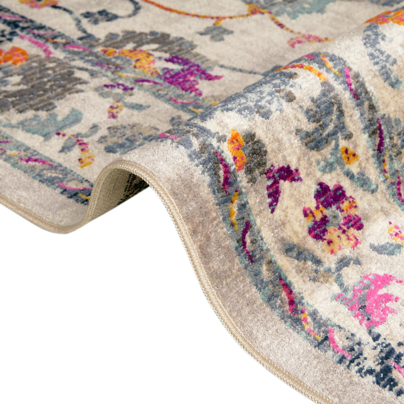 Prague Tapestry Collection Area Rug - Vysehrad Rectangle Ivory lifestyle 9