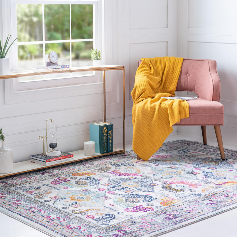 Prague Tapestry Collection Area Rug - Karlovy Rectangle Multi lifestyle 2