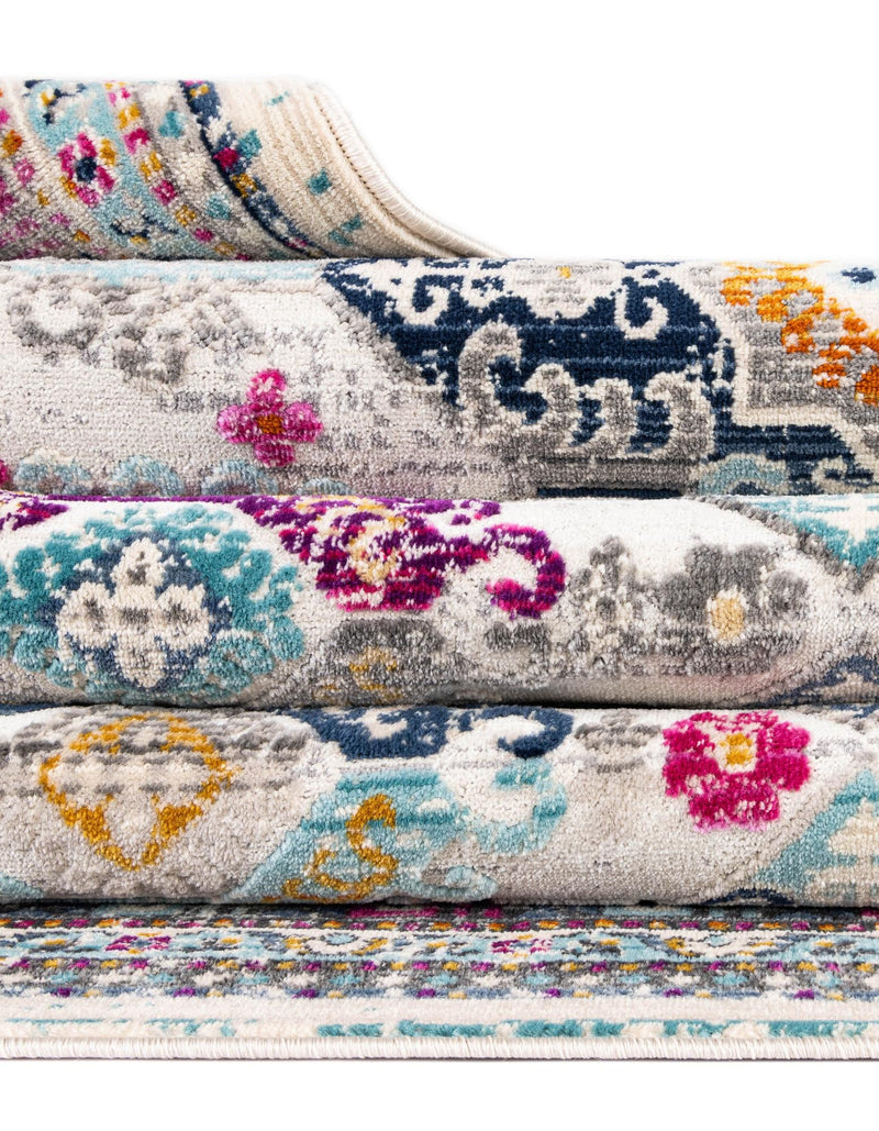 Prague Tapestry Collection Area Rug - Karlovy Rectangle Multi lifestyle 14