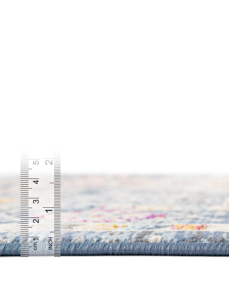 Prague Tapestry Collection Area Rug - Sumava Rectangle Light Gray lifestyle 10