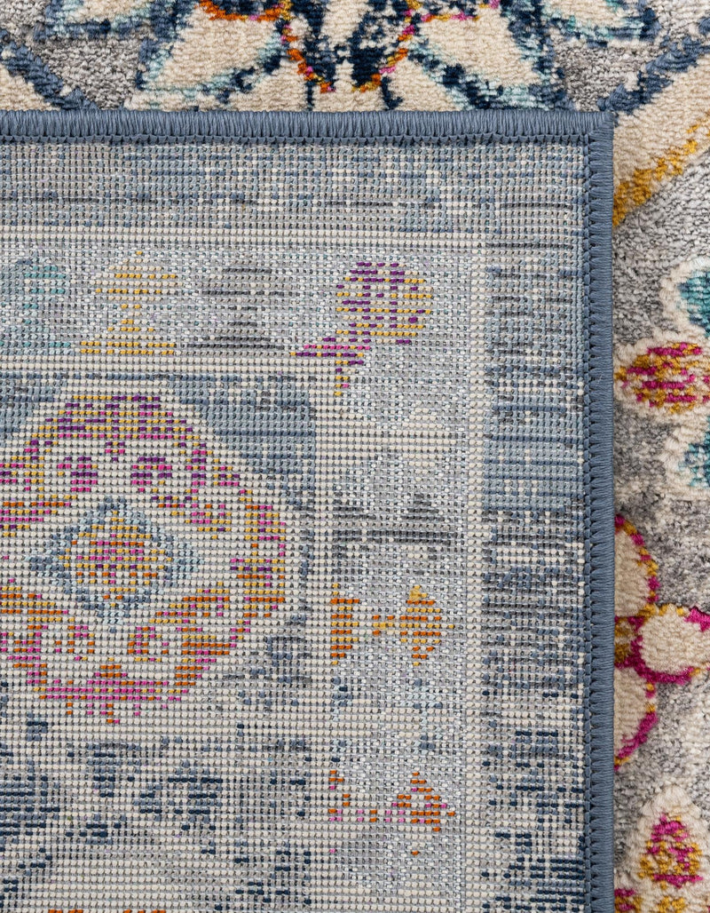 Prague Tapestry Collection Area Rug - Sumava Rectangle Light Gray lifestyle 18