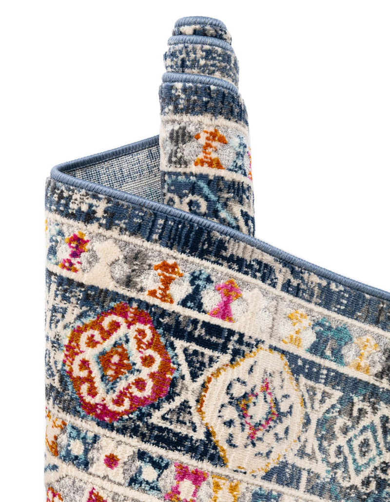 Prague Tapestry Collection Area Rug - Sumava Rectangle Light Gray lifestyle 22