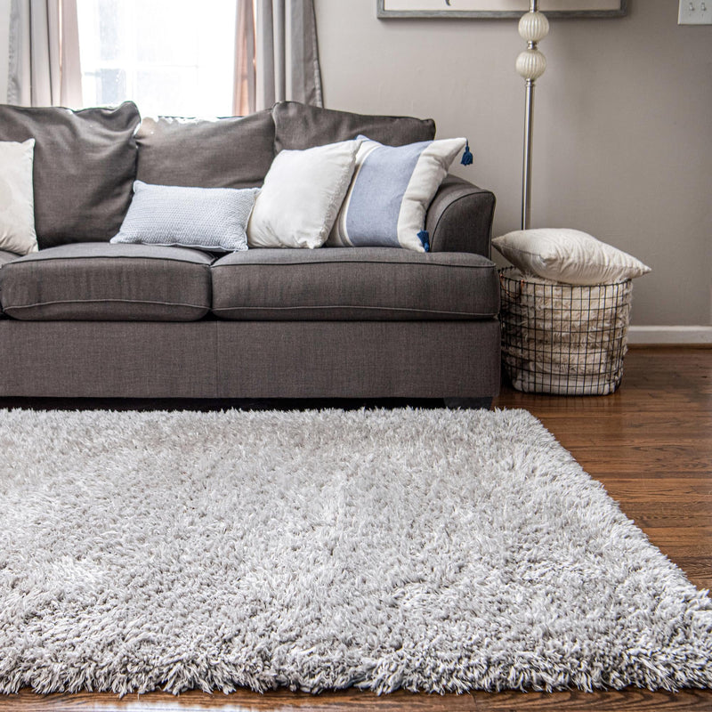 Eternal Plush Oasis Collection Area Rug - Tranquility (Ash) Rectangle Ash lifestyle 3