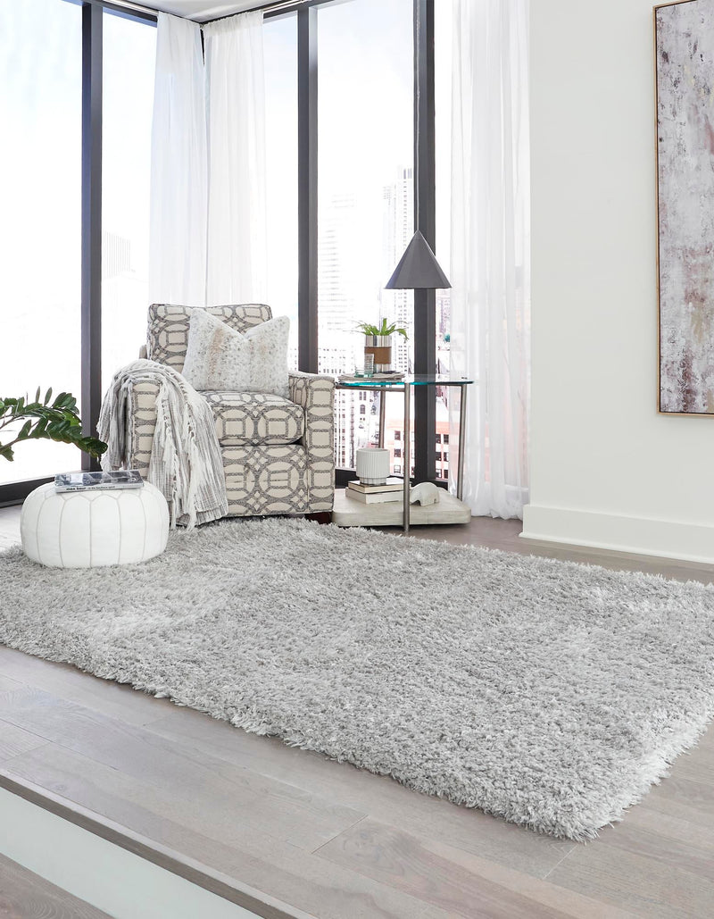Eternal Plush Oasis Collection Area Rug - Tranquility (Ash) Rectangle Ash lifestyle 4
