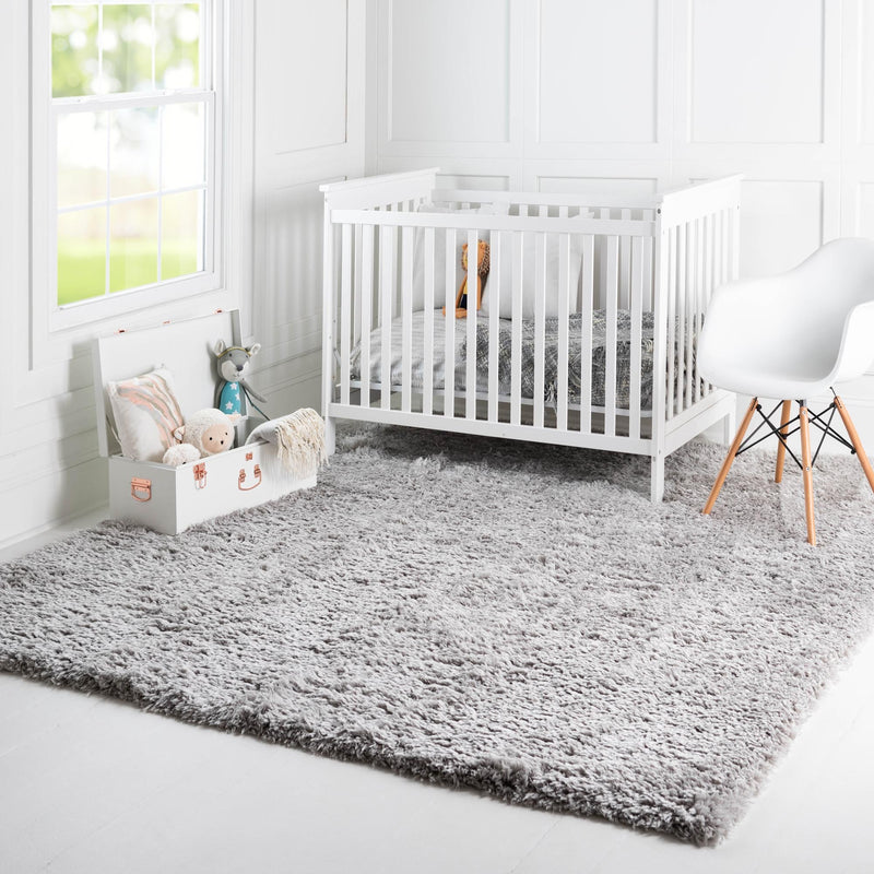 Eternal Plush Oasis Collection Area Rug - Tranquility (Ash) Square Ash lifestyle 11