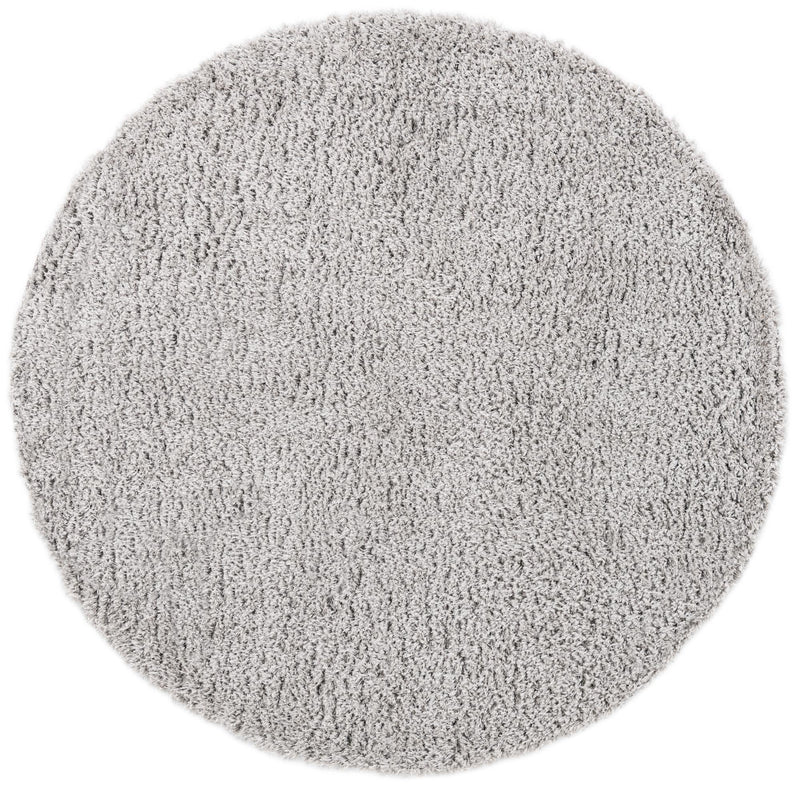 Eternal Plush Oasis Collection Area Rug - Tranquility (Ash) Round Ash lifestyle 2