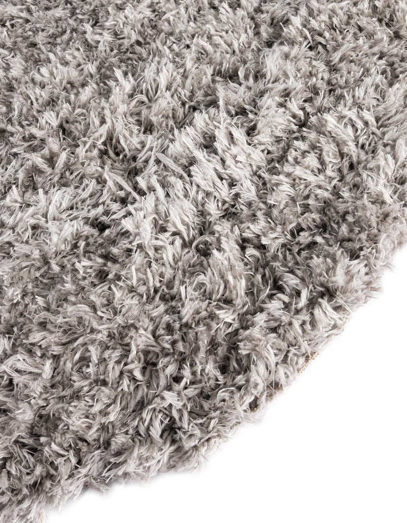 Eternal Plush Oasis Collection Area Rug - Tranquility (Ash) Round Ash lifestyle 28