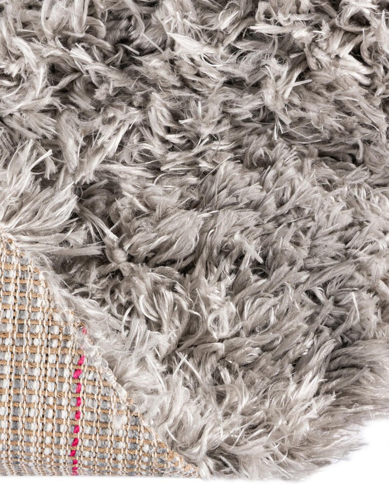 Eternal Plush Oasis Collection Area Rug - Tranquility (Ash) Round Ash lifestyle 33