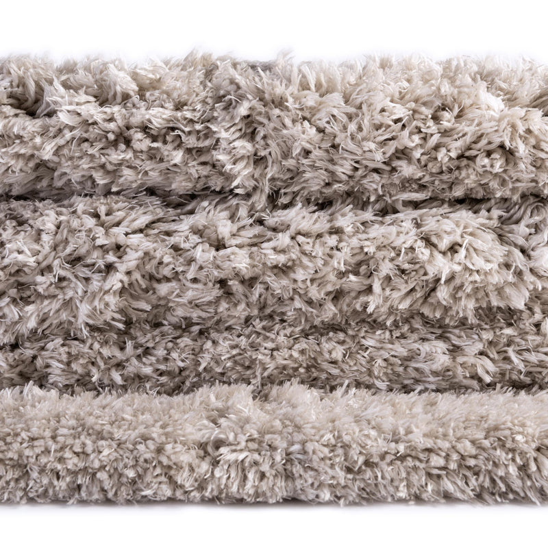 Eternal Plush Oasis Collection Area Rug - Tranquility (Linen) Rectangle Linen lifestyle 17
