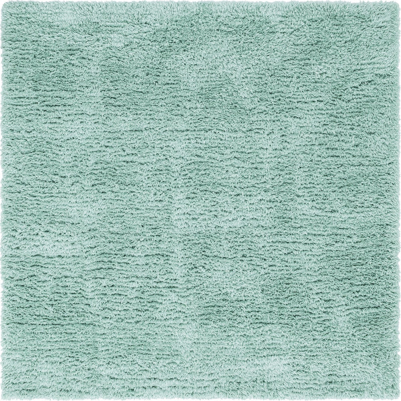 Eternal Plush Oasis Collection Area Rug - Tranquility (Cyan) Square Cyan lifestyle 2