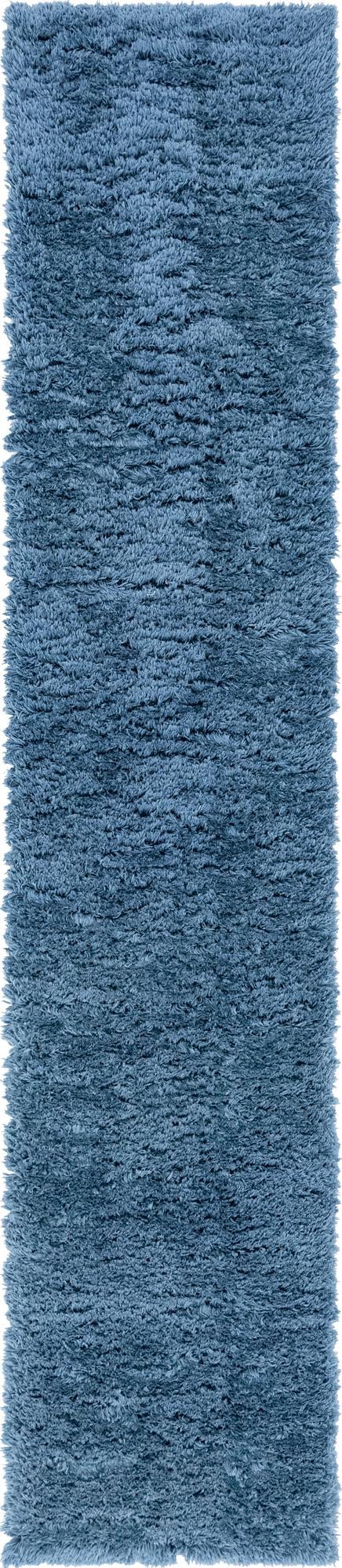 Eternal Plush Oasis Collection Area Rug - Tranquility (Aegean Blue) Runner Aegean Blue lifestyle 19
