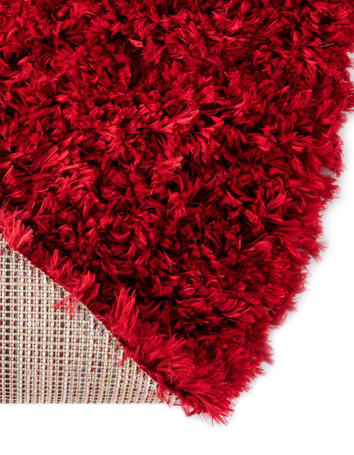 Eternal Plush Oasis Collection Area Rug - Tranquility (Merlot) Round Merlot lifestyle 46