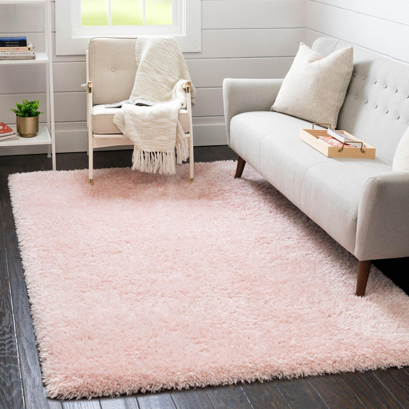 Eternal Plush Oasis Collection Area Rug - Tranquility (Pink Lace) Rectangle Pink Lace lifestyle 6