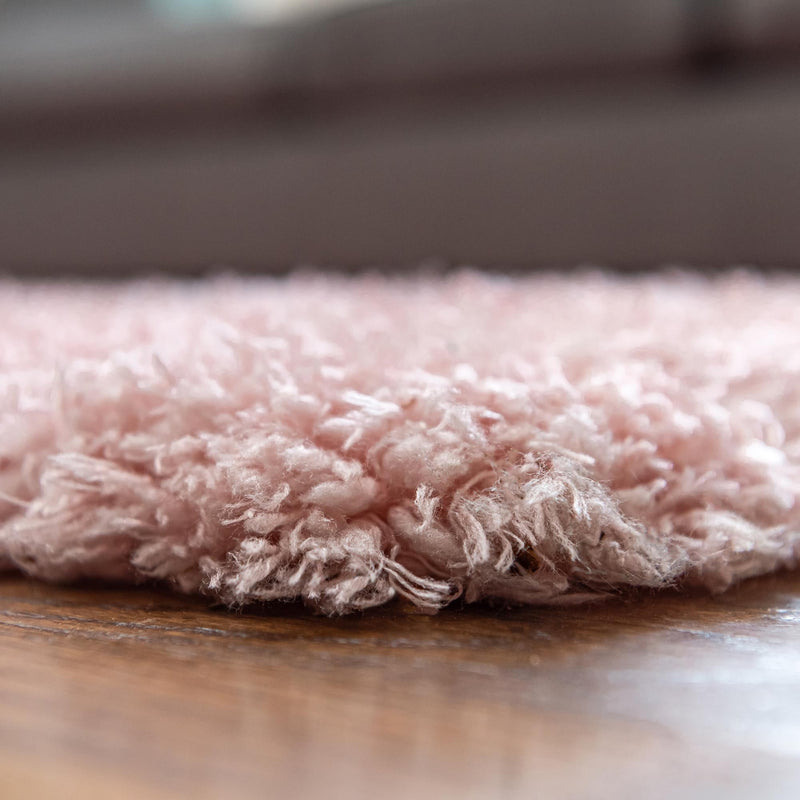 Eternal Plush Oasis Collection Area Rug - Tranquility (Pink Lace) Square Pink Lace lifestyle 14