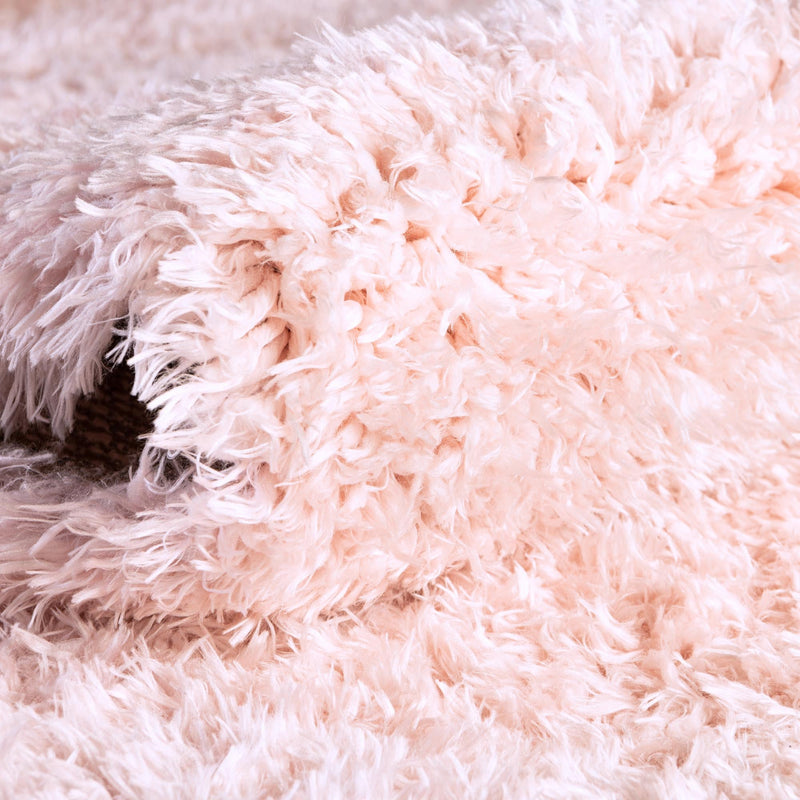 Eternal Plush Oasis Collection Area Rug - Tranquility (Pink Lace) Square Pink Lace lifestyle 21