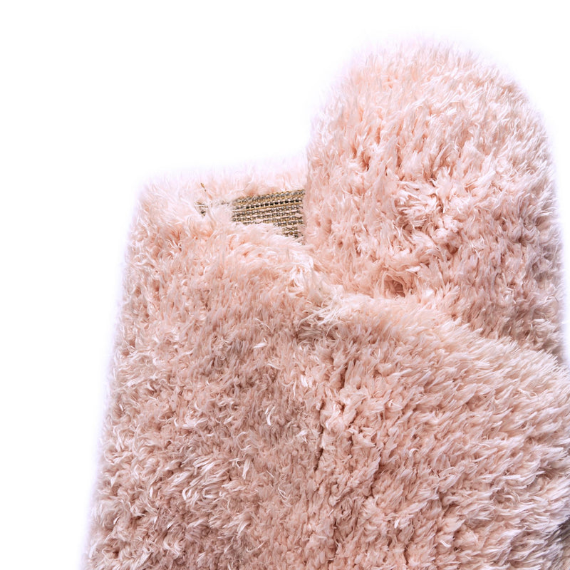 Eternal Plush Oasis Collection Area Rug - Tranquility (Pink Lace) Square Pink Lace lifestyle 34