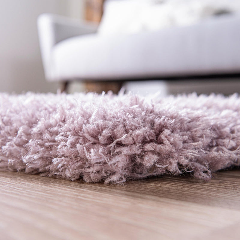 Eternal Plush Oasis Collection Area Rug - Tranquility (Lavender) Square Lavender lifestyle 13