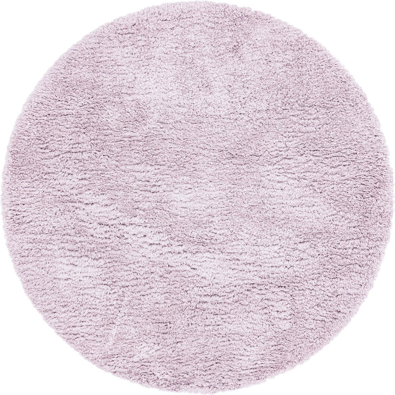 Eternal Plush Oasis Collection Area Rug - Tranquility (Lavender) Round Lavender lifestyle 3