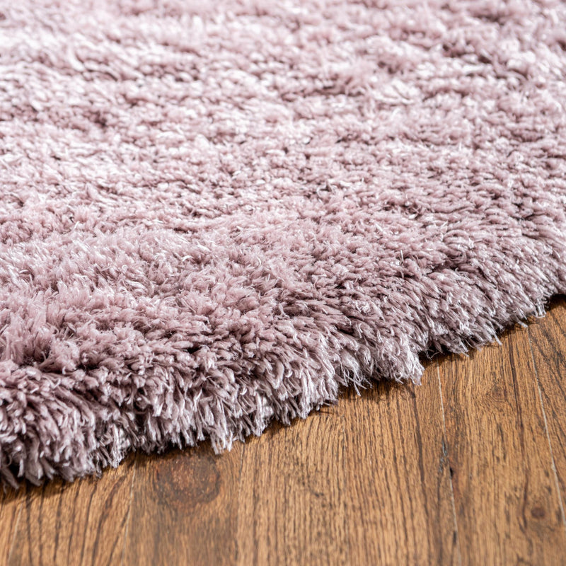 Eternal Plush Oasis Collection Area Rug - Tranquility (Lavender) Round Lavender lifestyle 14