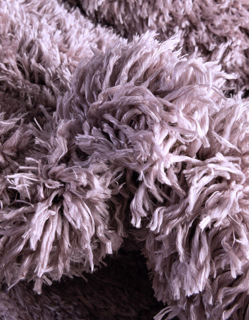 Eternal Plush Oasis Collection Area Rug - Tranquility (Lavender) Round Lavender lifestyle 28