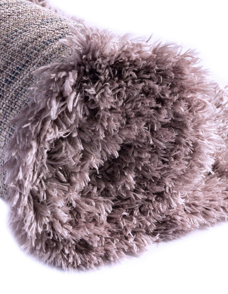 Eternal Plush Oasis Collection Area Rug - Tranquility (Lavender) Round Lavender lifestyle 38