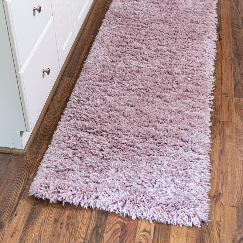 Eternal Plush Oasis Collection Area Rug - Tranquility (Lavender) Runner Lavender lifestyle 7