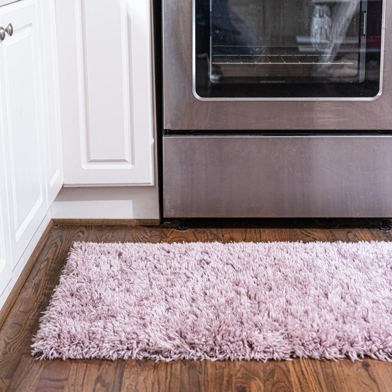 Eternal Plush Oasis Collection Area Rug - Tranquility (Lavender) Runner Lavender lifestyle 12