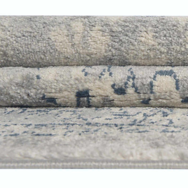 Savannah Elegance Collection Area Rug - Magnolia Rectangle Gray lifestyle 54