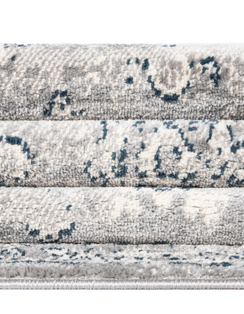 Savannah Elegance Collection Area Rug - Magnolia Rectangle Gray lifestyle 72