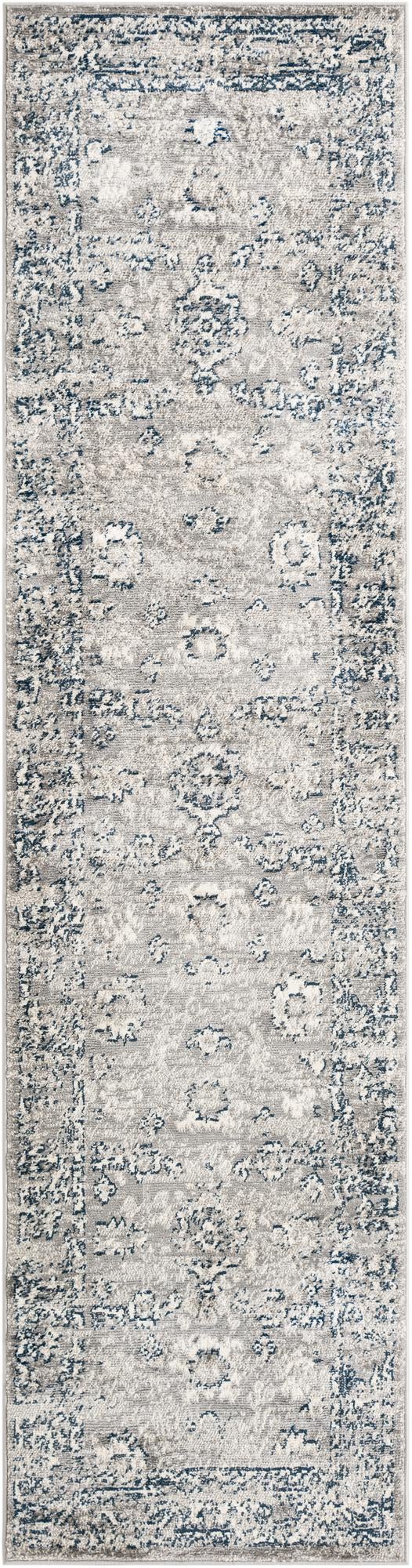 Savannah Elegance Collection Area Rug - Magnolia Runner Gray lifestyle 59