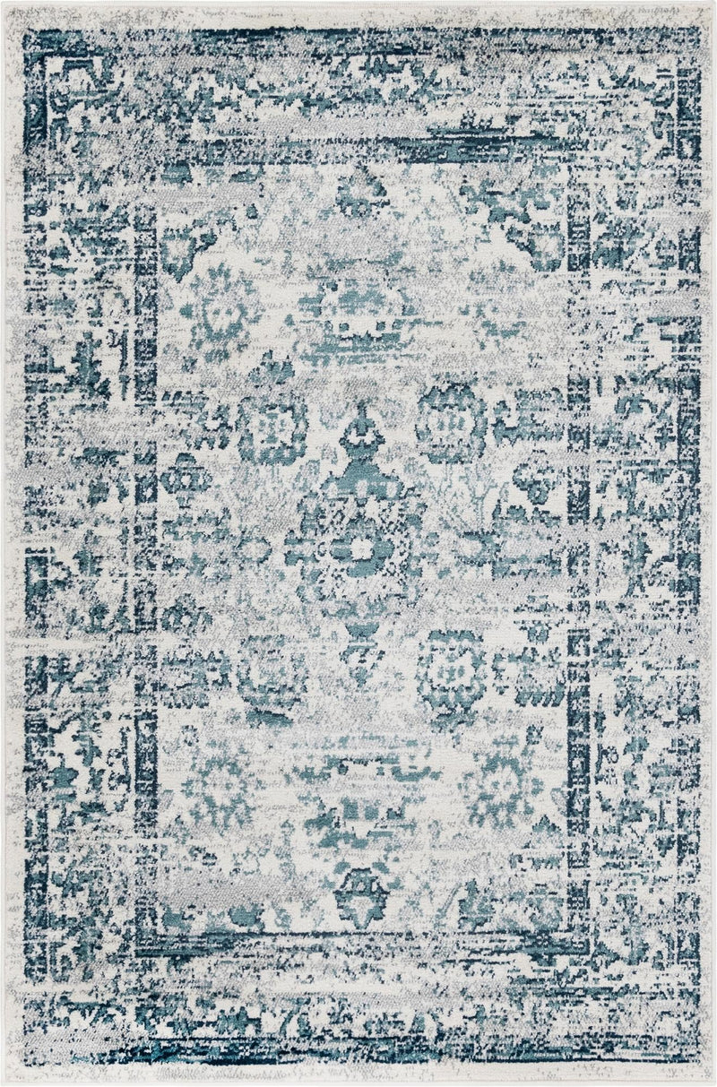 Savannah Elegance Collection Area Rug - Magnolia Rectangle Ivory lifestyle 4