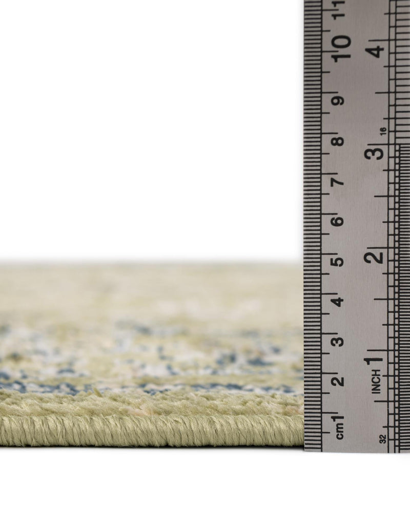 Savannah Elegance Collection Area Rug - Magnolia Rectangle Green lifestyle 24
